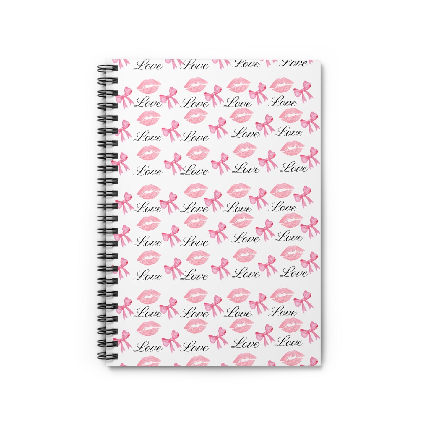 BOW LOVE Spiral Notebook - Ruled Line